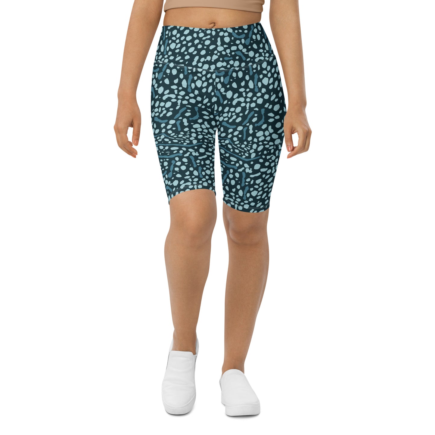 Whale Shark Biker Shorts - Divewear Collection