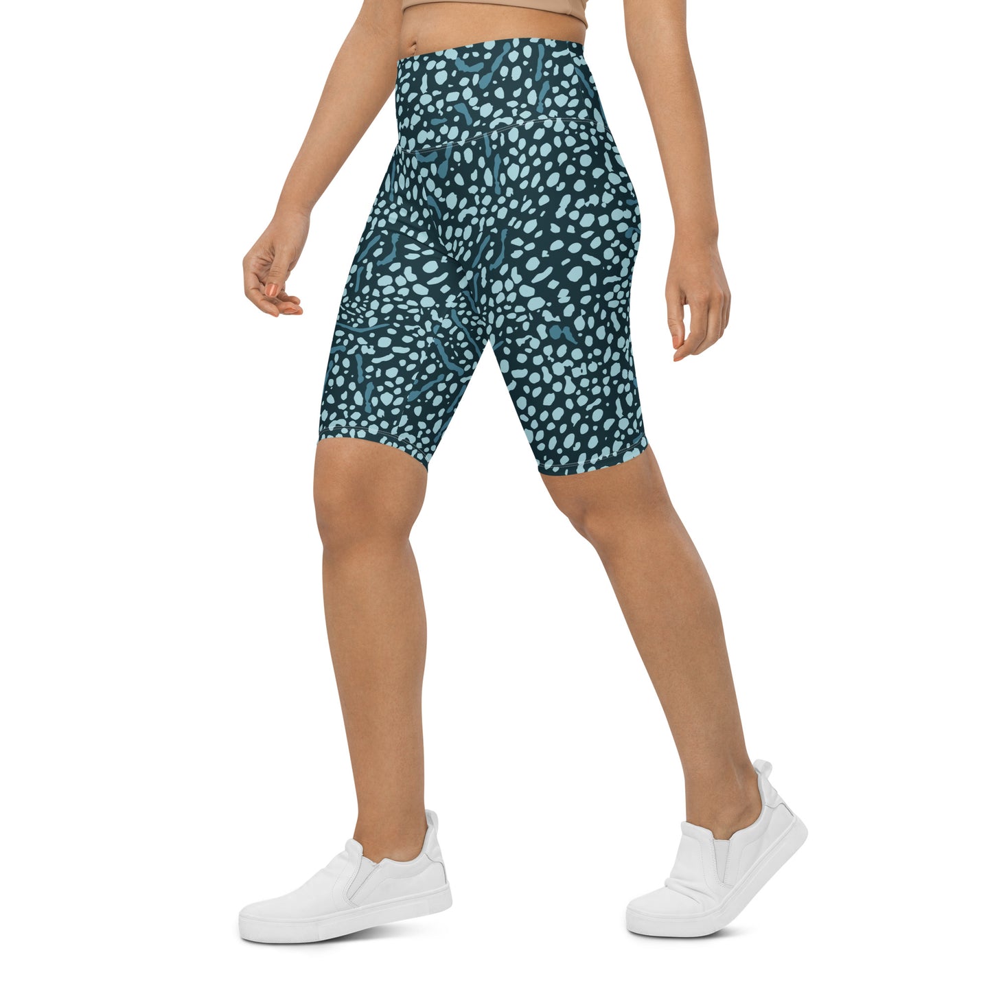 Whale Shark Biker Shorts - Divewear Collection