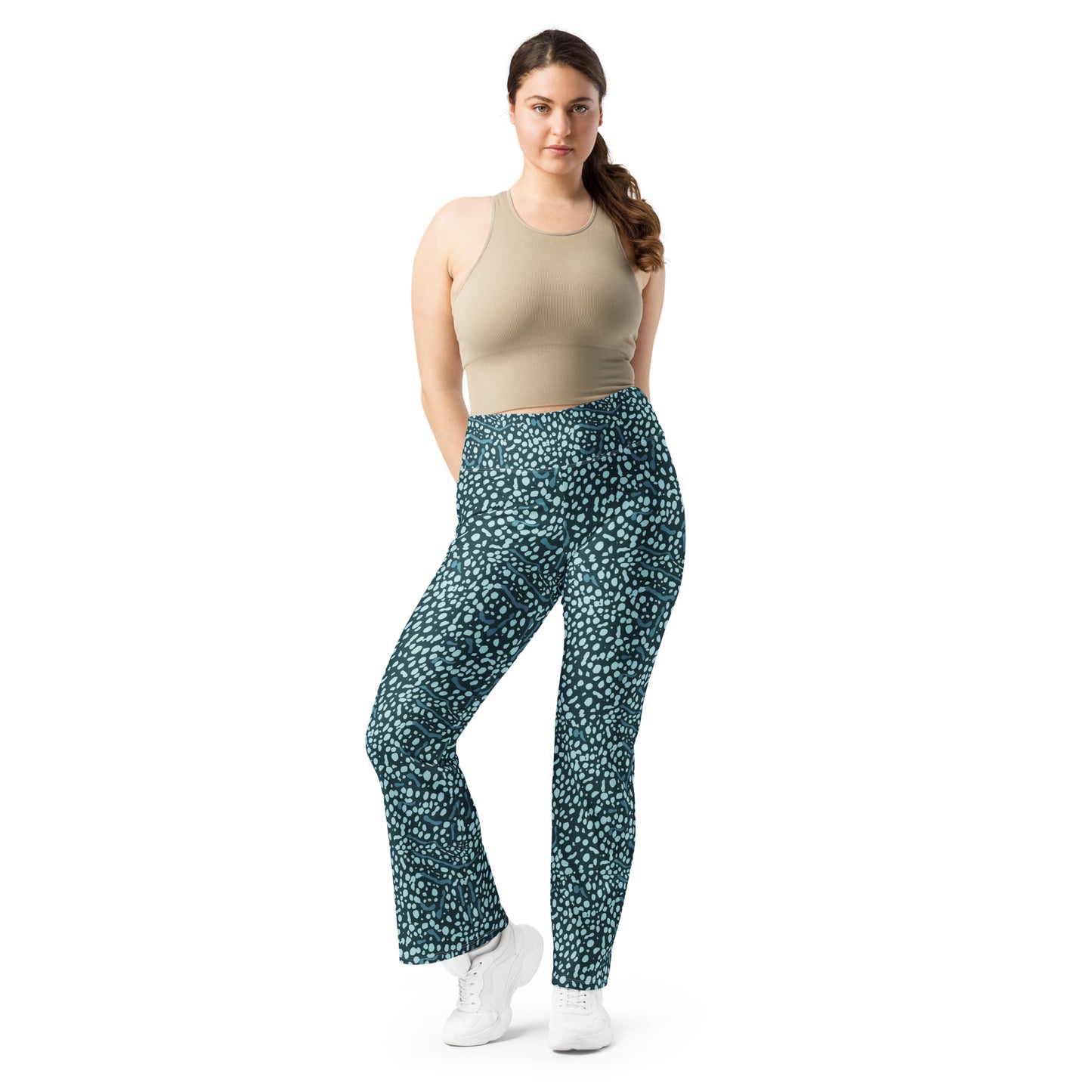 Whale Shark Flare leggings