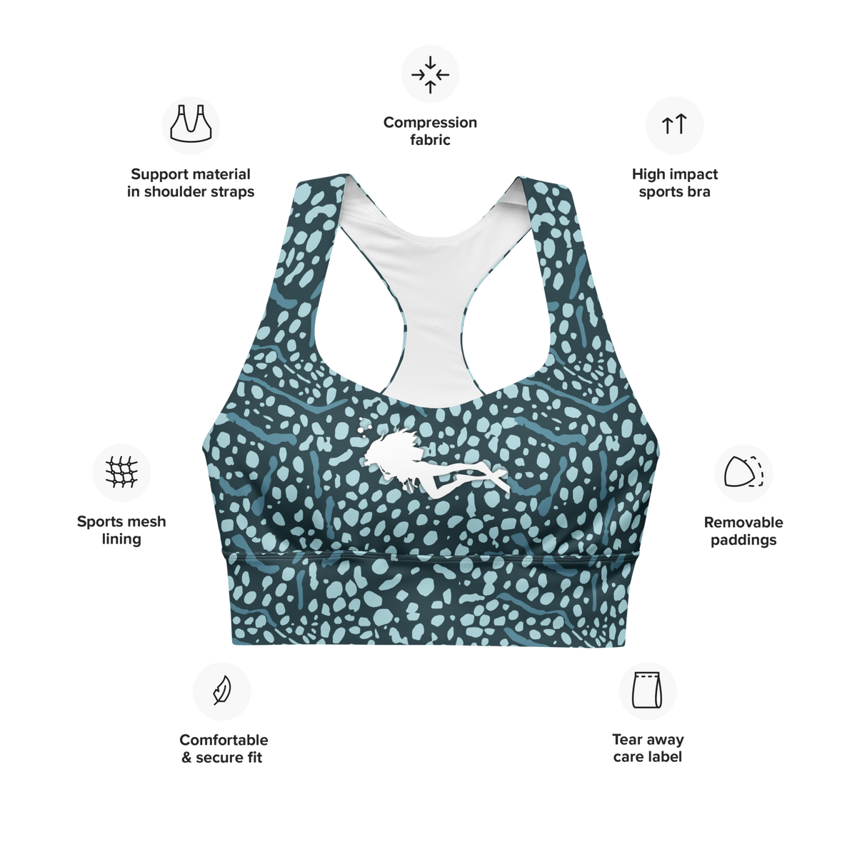 Whale Shark Dive Top - Divewear Collection