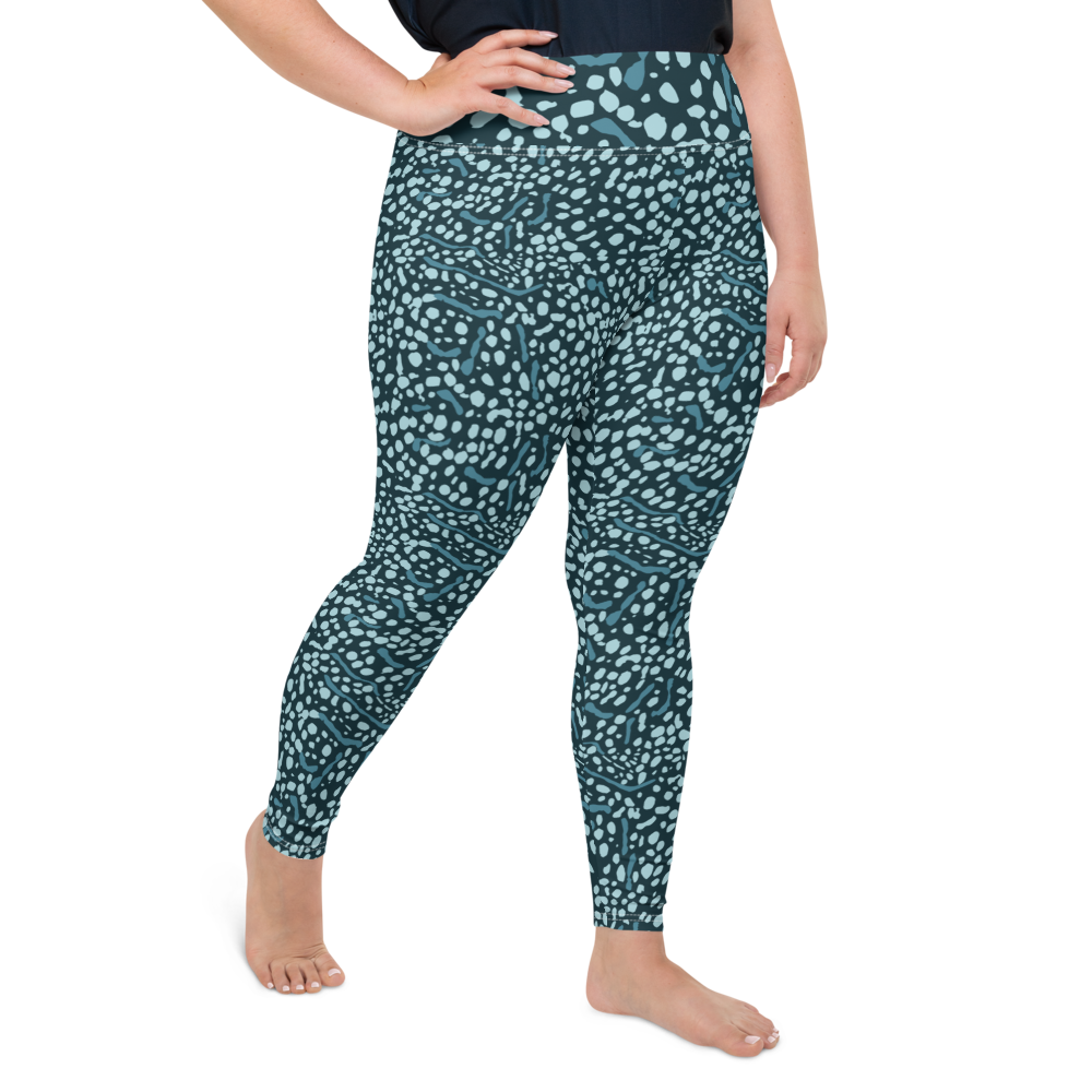 Whale Shark Leggings - Extended Sizes