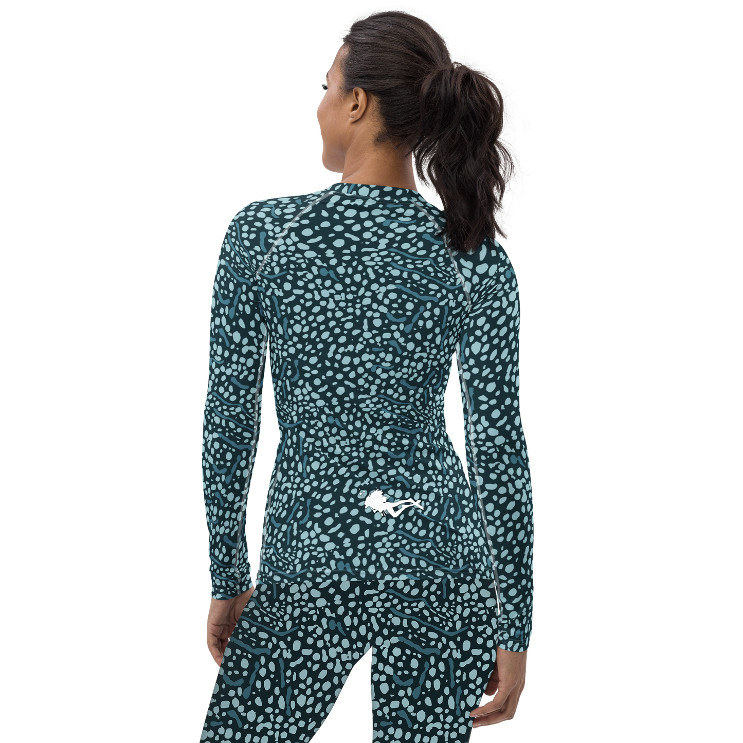 Whale Shark Girls that Scuba Rashie - Divewear Collection
