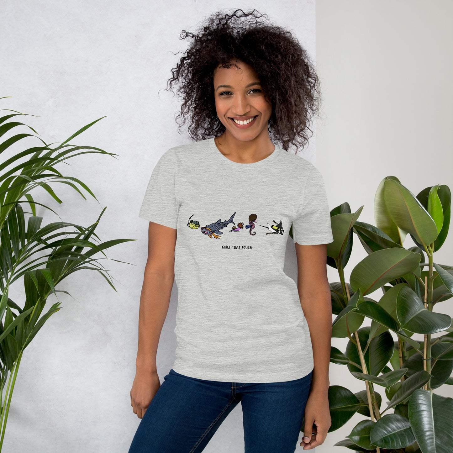 Girls that Scuba Marine Animals Tshirt