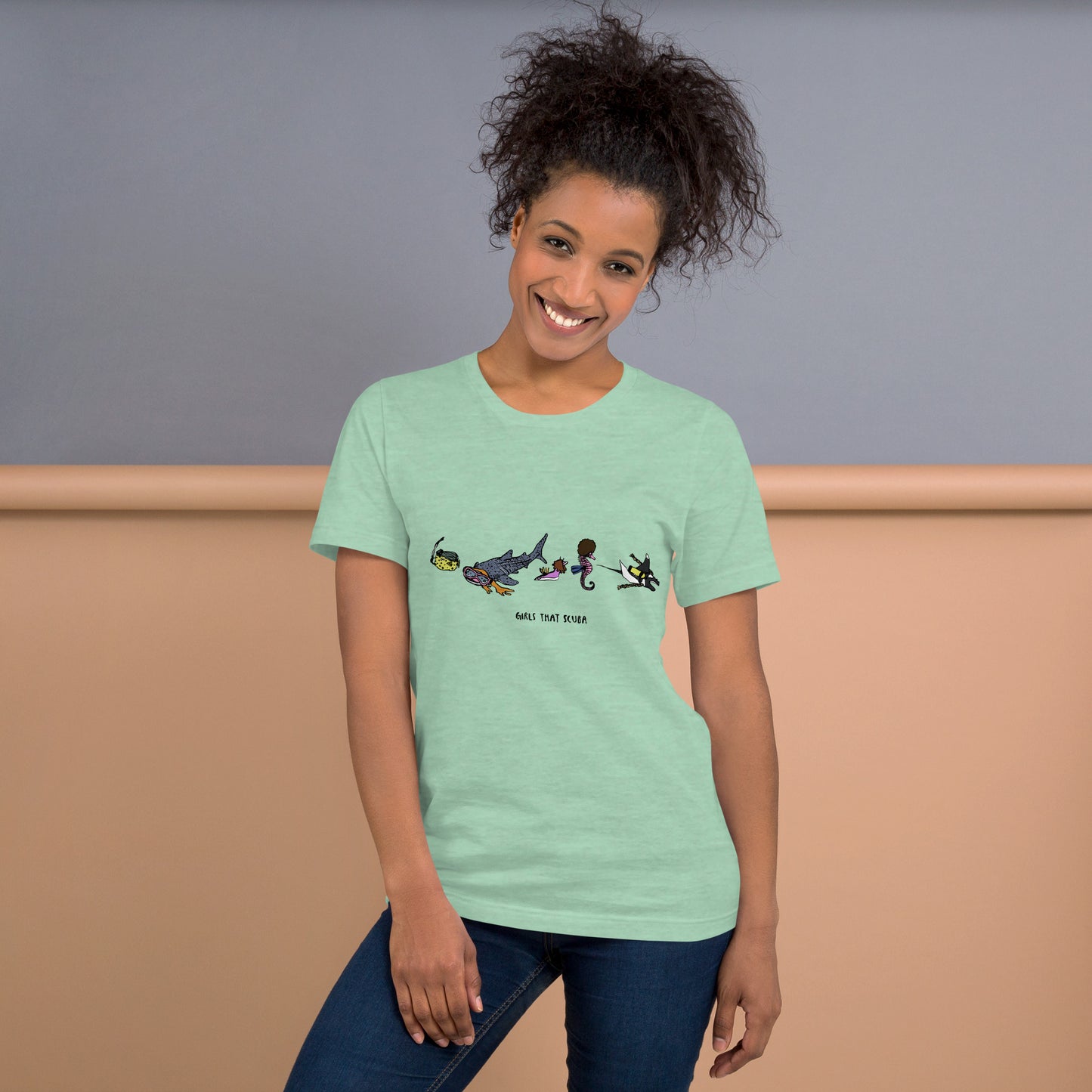 Girls that Scuba Marine Animals Tshirt