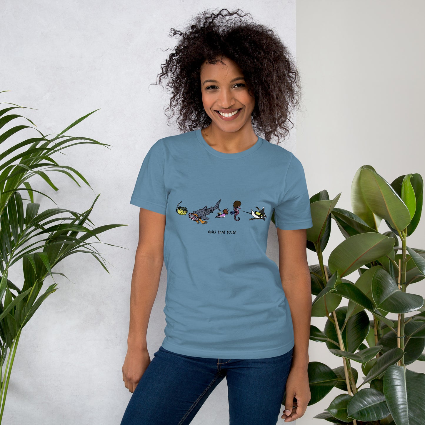 Girls that Scuba Marine Animals Tshirt