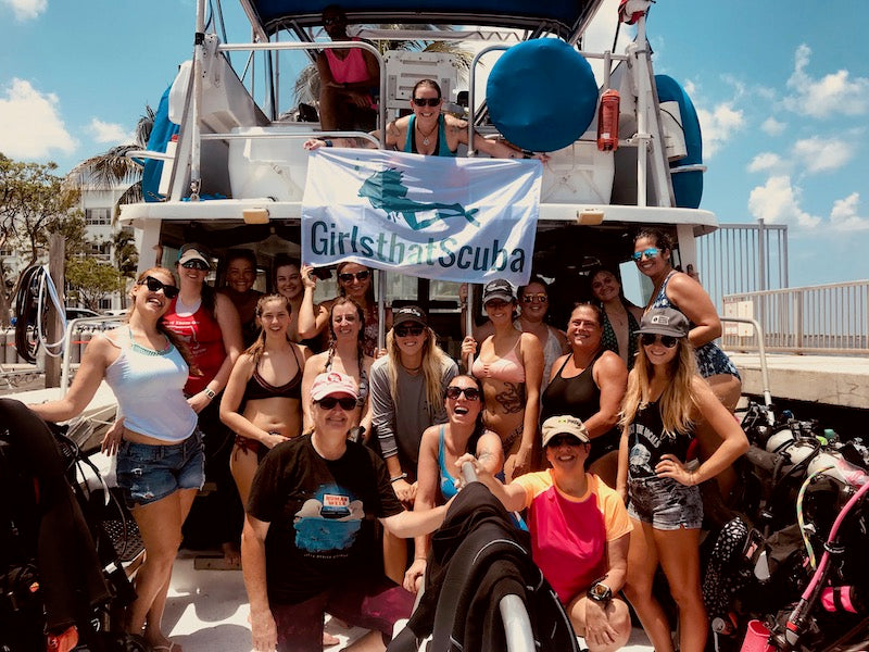scuba diving flag