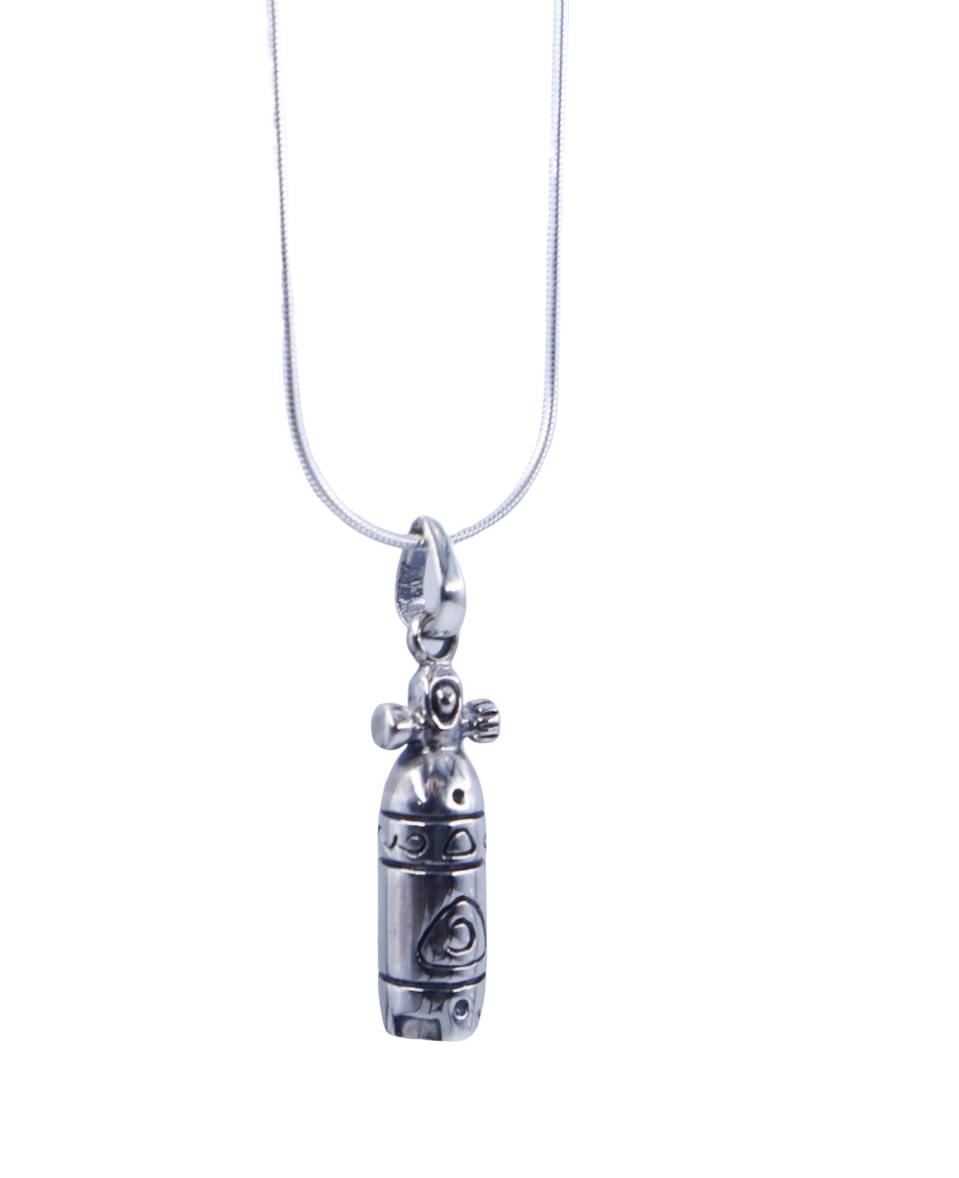 scuba tank necklace