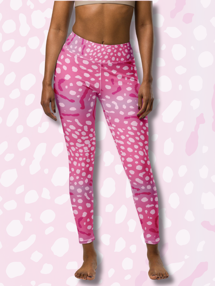 Pink Whale Shark Leggings