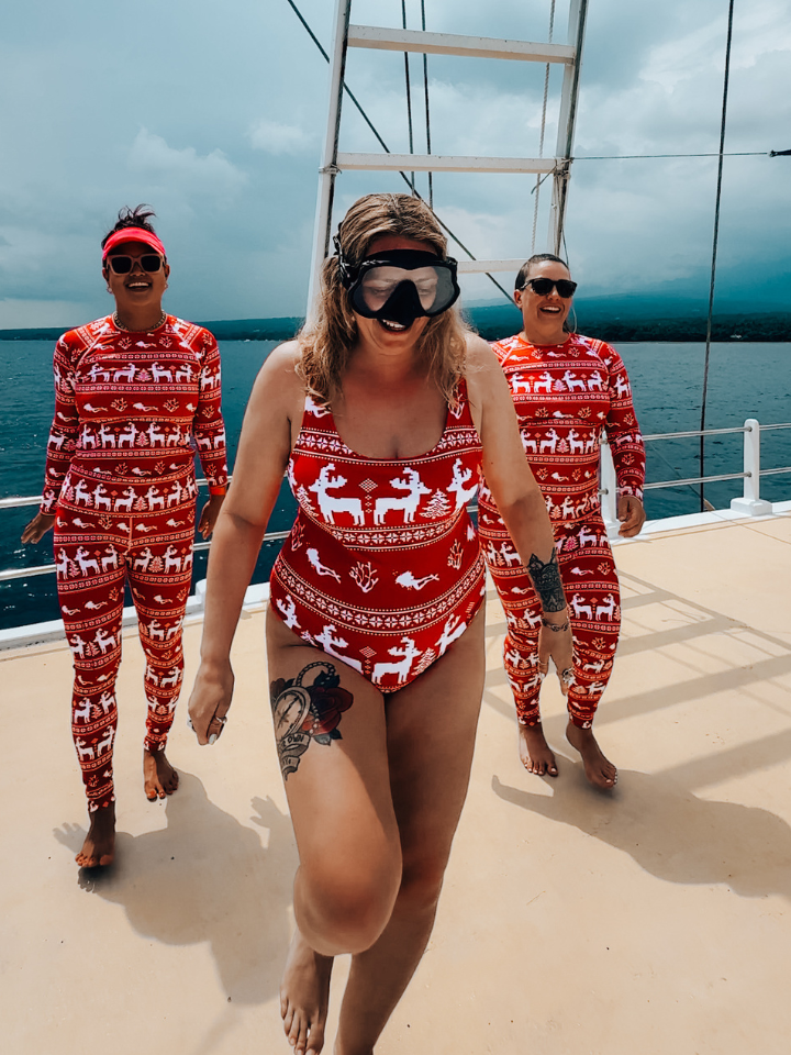 Christmas One-Piece Swimsuit