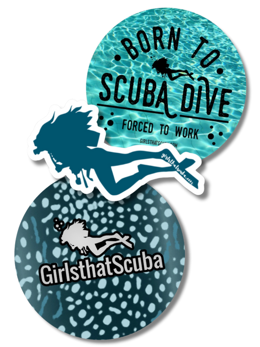 Girls that Scuba Sticker Pack