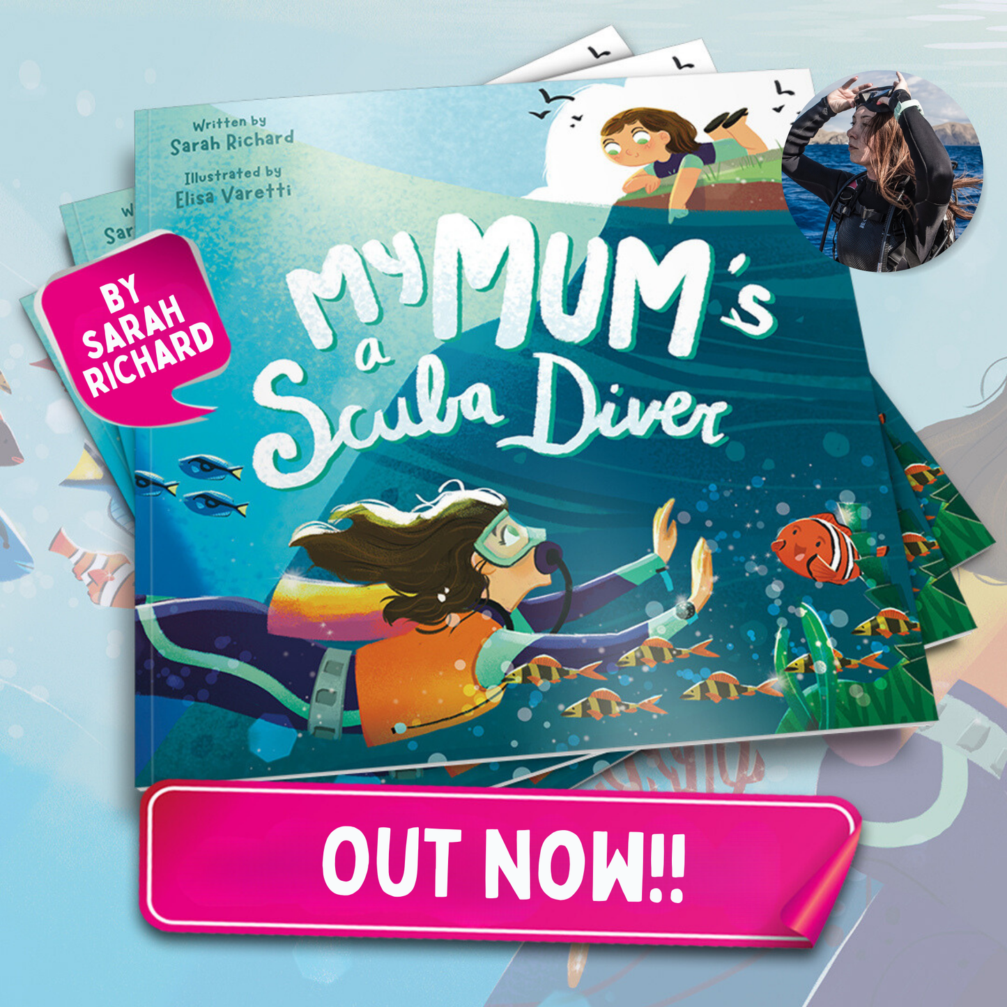 'My Mum's A Scuba Diver' Kids Book