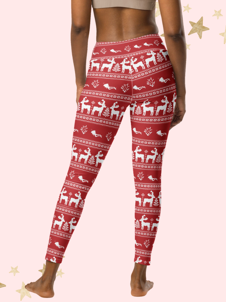 Christmas 'Pajama' Dive Leggings