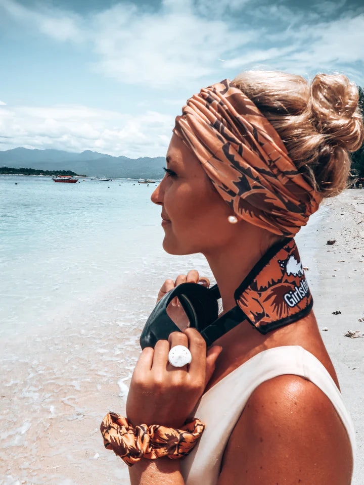 Sea Turtle Scrunchie