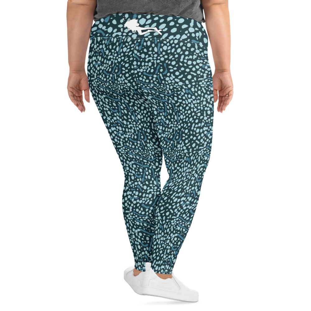 Whale Shark Leggings - Extended Sizes