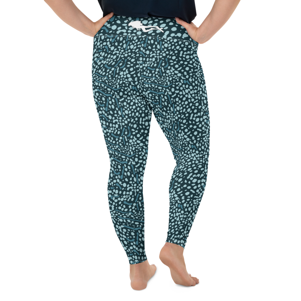 Whale Shark Leggings - Extended Sizes