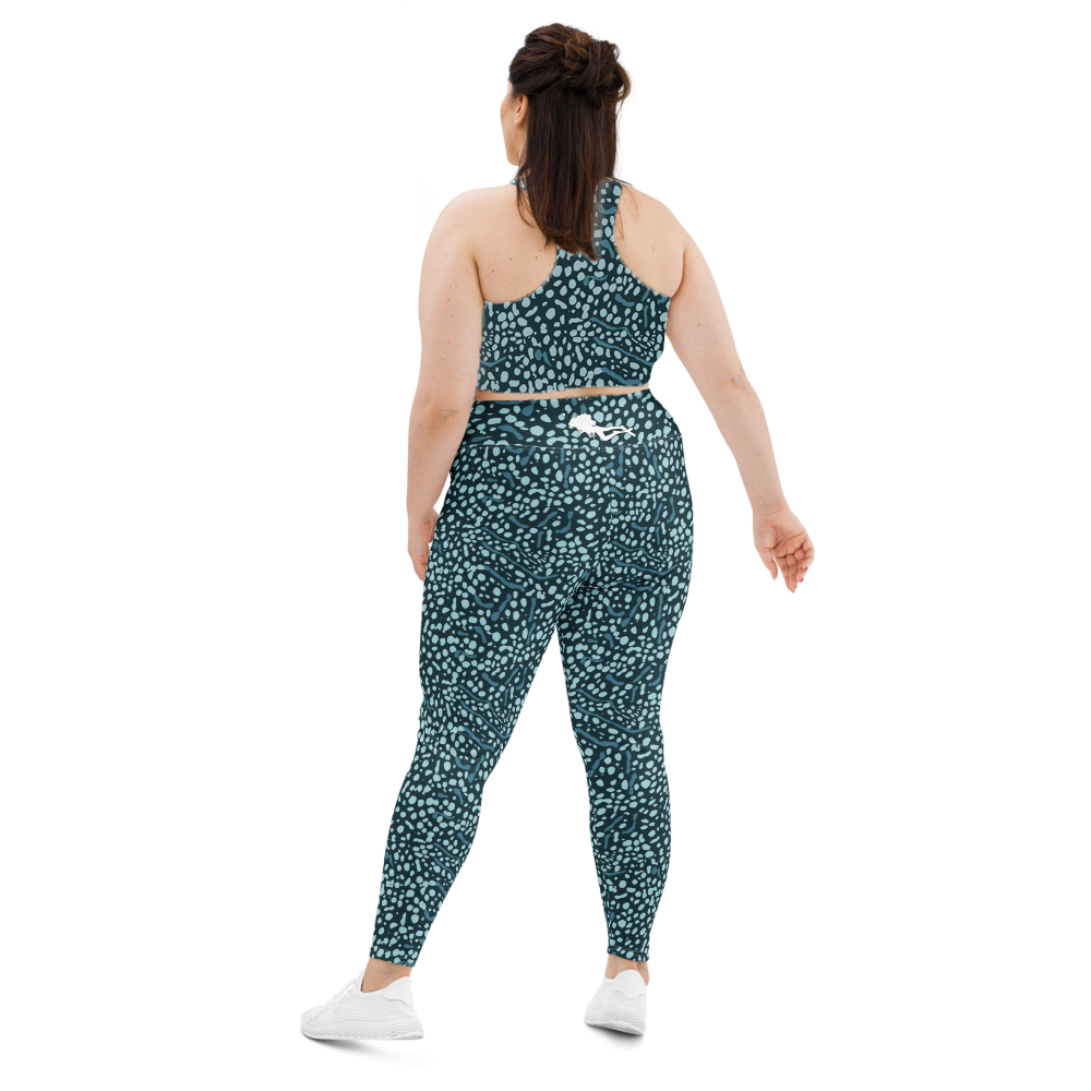 Whale Shark Leggings - Extended Sizes