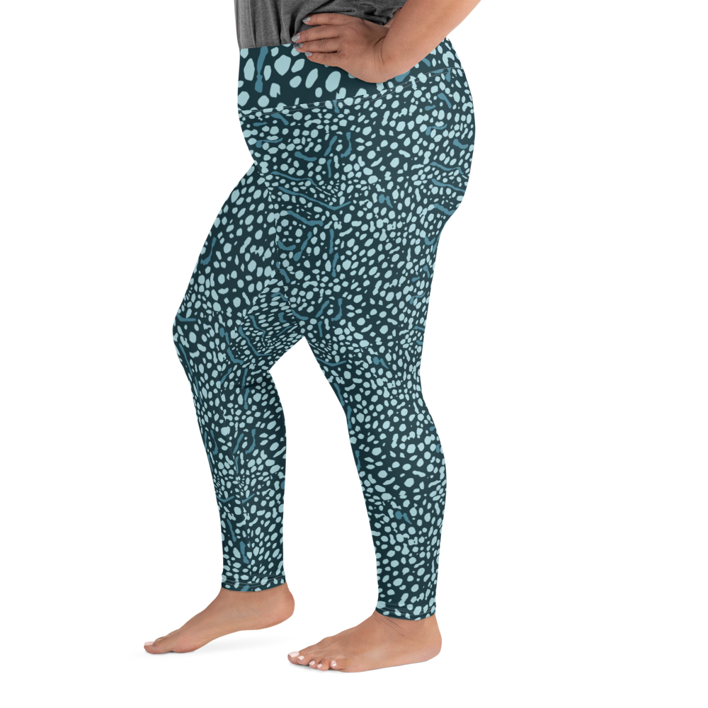 Whale Shark Leggings - Extended Sizes