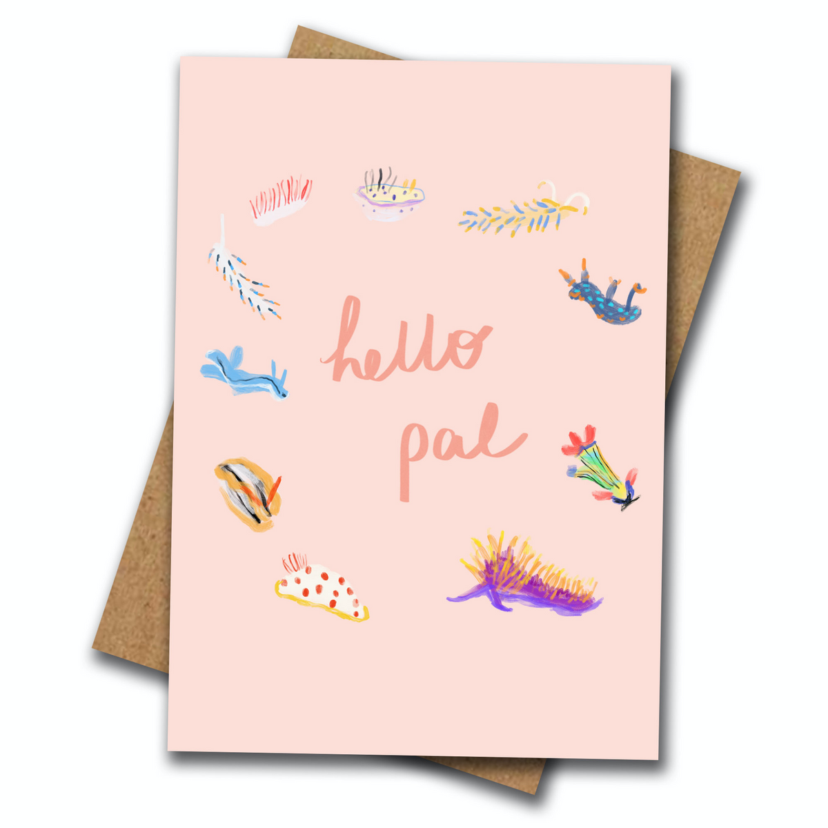 Nudibranch Greeting Card